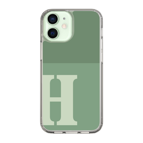 Slim Protection Case［ Original - initial two tone - H green ］