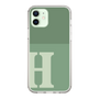 Slim Protection Case［ Original - initial two tone - H green ］