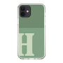 Slim Protection Case［ Original - initial two tone - H green ］