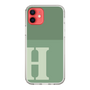 Slim Protection Case［ Original - initial two tone - H green ］