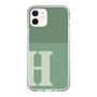 Slim Protection Case［ Original - initial two tone - H green ］