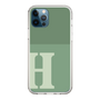 Slim Protection Case［ Original - initial two tone - H green ］