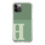 Slim Protection Case［ Original - initial two tone - H green ］