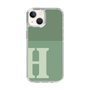 Slim Protection Case［ Original - initial two tone - H green ］