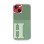 Slim Protection Case［ Original - initial two tone - H green ］
