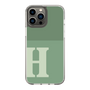Slim Protection Case［ Original - initial two tone - H green ］