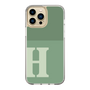 Slim Protection Case［ Original - initial two tone - H green ］