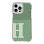 Slim Protection Case［ Original - initial two tone - H green ］