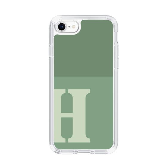Slim Protection Case［ Original - initial two tone - H green ］