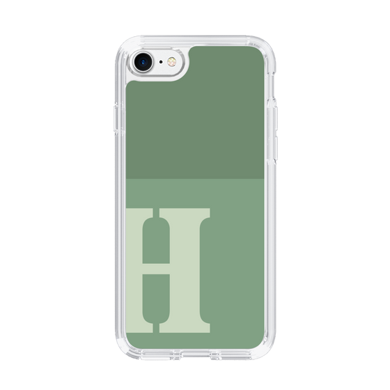 Slim Protection Case［ Original - initial two tone - H green ］