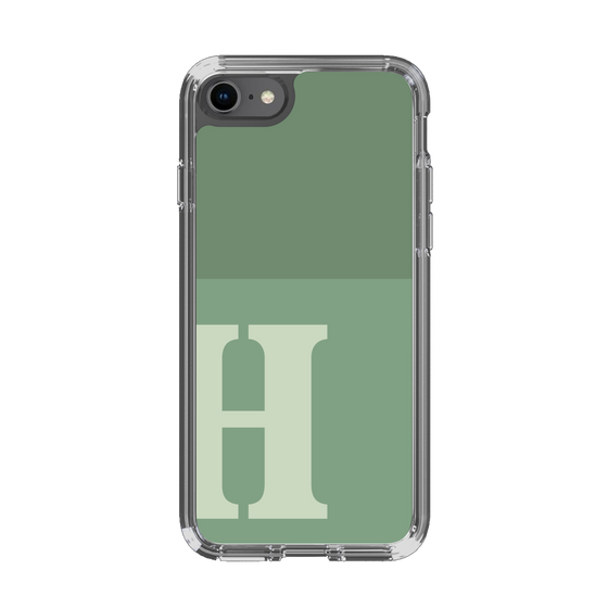 Slim Protection Case［ Original - initial two tone - H green ］