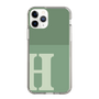 Slim Protection Case［ Original - initial two tone - H green ］