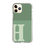 Slim Protection Case［ Original - initial two tone - H green ］