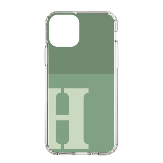 Slim Protection Case［ Original - initial two tone - H green ］
