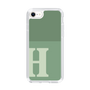 Slim Protection Case［ Original - initial two tone - H green ］