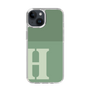 Slim Protection Case［ Original - initial two tone - H green ］