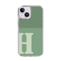 Slim Protection Case［ Original - initial two tone - H green ］