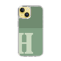 Slim Protection Case［ Original - initial two tone - H green ］
