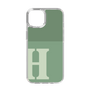 Slim Protection Case［ Original - initial two tone - H green ］