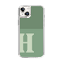 Slim Protection Case［ Original - initial two tone - H green ］