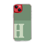 Slim Protection Case［ Original - initial two tone - H green ］