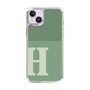 Slim Protection Case［ Original - initial two tone - H green ］