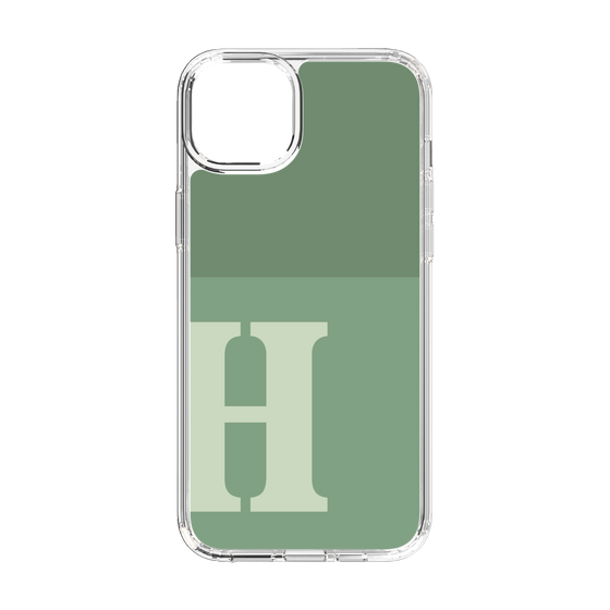 Slim Protection Case［ Original - initial two tone - H green ］