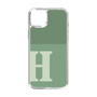Slim Protection Case［ Original - initial two tone - H green ］