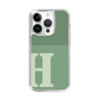 Slim Protection Case［ Original - initial two tone - H green ］