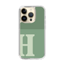 Slim Protection Case［ Original - initial two tone - H green ］