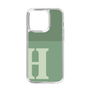 Slim Protection Case［ Original - initial two tone - H green ］
