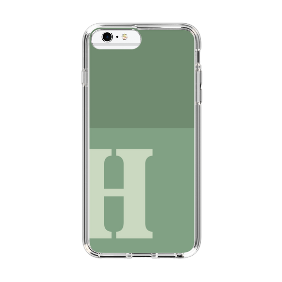 Slim Protection Case［ Original - initial two tone - H green ］