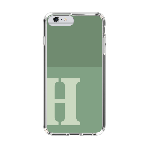 Slim Protection Case［ Original - initial two tone - H green ］