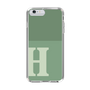 Slim Protection Case［ Original - initial two tone - H green ］