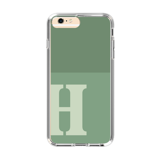 Slim Protection Case［ Original - initial two tone - H green ］