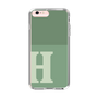 Slim Protection Case［ Original - initial two tone - H green ］