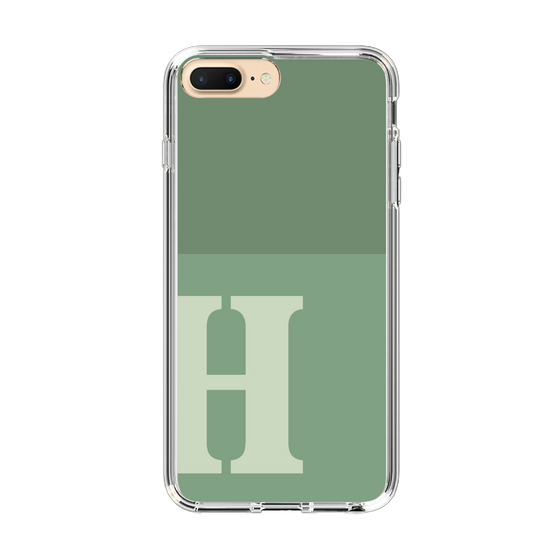 Slim Protection Case［ Original - initial two tone - H green ］