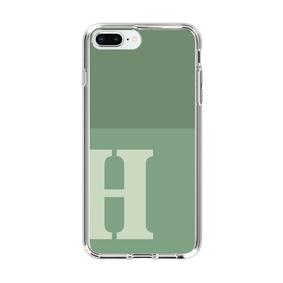 Slim Protection Case［ Original - initial two tone - H green ］