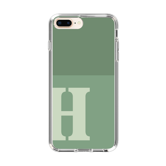 Slim Protection Case［ Original - initial two tone - H green ］