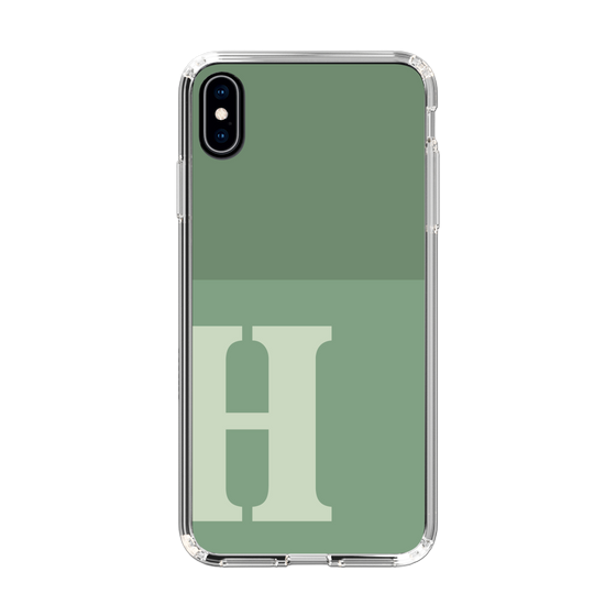 Slim Protection Case［ Original - initial two tone - H green ］