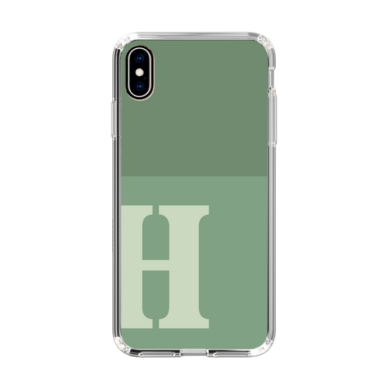 Slim Protection Case［ Original - initial two tone - H green ］