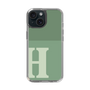 Slim Protection Case［ Original - initial two tone - H green ］