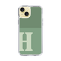 Slim Protection Case［ Original - initial two tone - H green ］