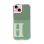 Slim Protection Case［ Original - initial two tone - H green ］