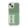 Slim Protection Case［ Original - initial two tone - H green ］