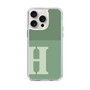 Slim Protection Case［ Original - initial two tone - H green ］