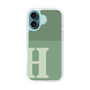 Slim Protection Case［ オリジナル - initial two tone - H green ］
