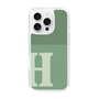 Slim Protection Case［ オリジナル - initial two tone - H green ］