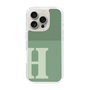 Slim Protection Case［ オリジナル - initial two tone - H green ］