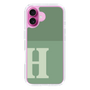 Slim Protection Case［ オリジナル - initial two tone - H green ］